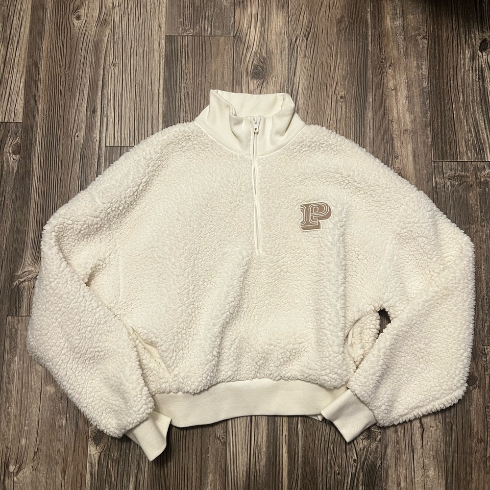 Victoria’s Secret PINK Sherpa Quarter Zip